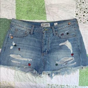 Lucky jean shorts